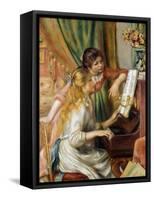 Young Girls at the Piano, 1892-Pierre-Auguste Renoir-Framed Stretched Canvas