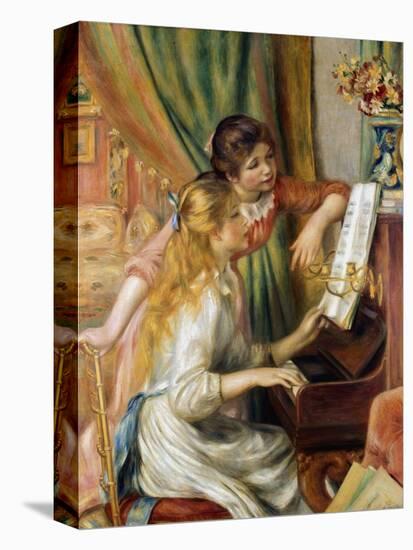 Young Girls at the Piano, 1892-Pierre-Auguste Renoir-Stretched Canvas