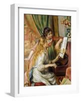 Young Girls at the Piano, 1892-Pierre-Auguste Renoir-Framed Giclee Print