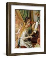 Young Girls at the Piano, 1892-Pierre-Auguste Renoir-Framed Giclee Print