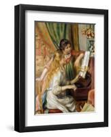 Young Girls at the Piano, 1892-Pierre-Auguste Renoir-Framed Giclee Print