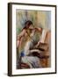 Young Girls at the Piano by Pierre Auguste Renoir-null-Framed Giclee Print