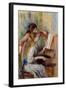 Young Girls at the Piano by Pierre Auguste Renoir-null-Framed Giclee Print