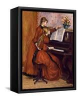 Young Girls at the Piano. Ca. 1889-Pierre-Auguste Renoir-Framed Stretched Canvas