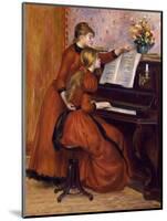 Young Girls at the Piano. Ca. 1889-Pierre-Auguste Renoir-Mounted Art Print