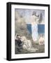 Young Girls at the Seaside, 1879-Pierre Puvis de Chavannes-Framed Giclee Print