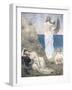 Young Girls at the Seaside, 1879-Pierre Puvis de Chavannes-Framed Giclee Print