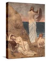 Young Girls at the Seaside-Pierre Puvis de Chavannes-Stretched Canvas
