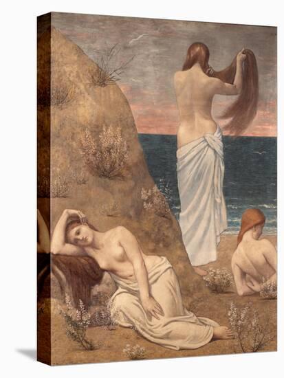 Young Girls at the Seaside-Pierre Puvis de Chavannes-Stretched Canvas
