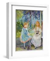 Young Girls at the Window, 1892-Berthe Morisot-Framed Giclee Print