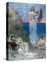 Young Girls by the Sea, before 1894-Pierre Puvis de Chavannes-Stretched Canvas