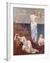 Young Girls by the Sea, Before 1894-Pierre Puvis de Chavannes-Framed Giclee Print
