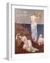 Young Girls by the Sea, Before 1894-Pierre Puvis de Chavannes-Framed Giclee Print