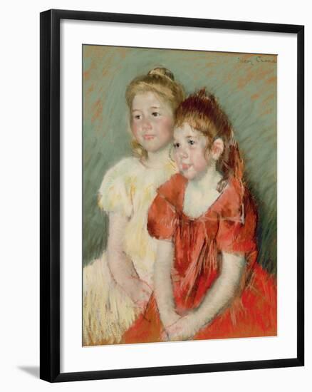 Young Girls, C.1900-Mary Cassatt-Framed Giclee Print