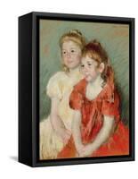 Young Girls, C.1900-Mary Cassatt-Framed Stretched Canvas