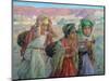 Young Girls Carrying Water, C1881-1926-Etienne Dinet-Mounted Giclee Print