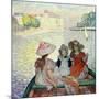 Young Girls in a Boat, c.1900-Henri Lebasque-Mounted Giclee Print