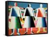 Young Girls in a Field, 1928-32-Kasimir Malevich-Framed Stretched Canvas