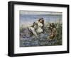 Young Girls in a Field of Cornflowers-Edward Atkinson Hornel-Framed Giclee Print