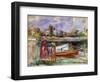 Young Girls in Argenteuil; Jeune Filles a Argenteuil, C. 1896-Pierre-Auguste Renoir-Framed Giclee Print