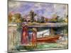 Young Girls in Argenteuil-Pierre-Auguste Renoir-Mounted Giclee Print