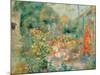 Young Girls in the Garden at Montmartre, 1893-95-Pierre-Auguste Renoir-Mounted Giclee Print