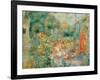 Young Girls in the Garden at Montmartre, 1893-95-Pierre-Auguste Renoir-Framed Giclee Print