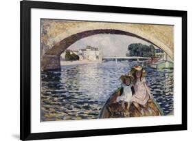 Young Girls on a Barge; Jeunes Filles En Barques, 1903-Henri Lebasque-Framed Giclee Print