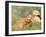 Young Girls on the River Bank-Pierre-Auguste Renoir-Framed Giclee Print