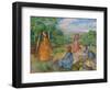 Young Girls Playing Badminton (Jeunes Filles Jouant Au Volant), Ca, 1887-Pierre-Auguste Renoir-Framed Giclee Print