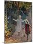 Young Girls Playing in the Garden, 1899-Henri Lebasque-Mounted Giclee Print