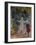 Young Girls Playing in the Garden, Fillettes Jouant Dans Un Jardin-Henri Lebasque-Framed Giclee Print