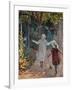 Young Girls Playing in the Garden-Henri Lebasque-Framed Giclee Print