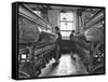 Young Girls Working in the Hot, Damp and Dirty York Street Flax Spinning Co-William Vandivert-Framed Stretched Canvas