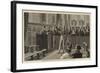 Young Gladstone Reciting before the School in the Upper School Room at Eton-null-Framed Giclee Print