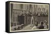 Young Gladstone Reciting before the School in the Upper School Room at Eton-null-Framed Stretched Canvas