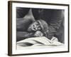 Young Gorilla 'John David' Aged 5 Years Being Held by a Keeper on a Blanket at London Zoo-Frederick William Bond-Framed Photographic Print