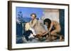 Young Greeks Encouraging Cocks to Fight, 1846-Jean-Leon Gerome-Framed Giclee Print