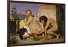 Young Greeks Encouraging Cocks to Fight, 1846-Jean Leon Gerome-Framed Giclee Print