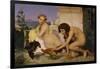 Young Greeks Encouraging Cocks to Fight, 1846-Jean Leon Gerome-Framed Giclee Print