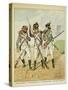 Young Guard: Conscript Grenadier, Tirailleur-Grenadier, and Flanqueur-Chasseur-Louis Bombled-Stretched Canvas