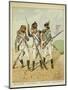 Young Guard: Conscript Grenadier, Tirailleur-Grenadier, and Flanqueur-Chasseur-Louis Bombled-Mounted Art Print