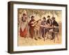 Young guitarist with group-Carl Fischer-Koystrand-Framed Giclee Print