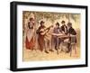 Young guitarist with group-Carl Fischer-Koystrand-Framed Giclee Print