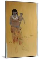 Young Hamer woman and baby-Susan Adams-Mounted Giclee Print