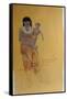 Young Hamer woman and baby-Susan Adams-Framed Stretched Canvas