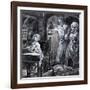 Young Handel Discovered Playing the Harpsichord in the Attic by His Parents-C.l. Doughty-Framed Giclee Print