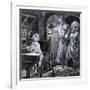 Young Handel Discovered Playing the Harpsichord in the Attic by His Parents-C.l. Doughty-Framed Giclee Print