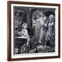 Young Handel Discovered Playing the Harpsichord in the Attic by His Parents-C.l. Doughty-Framed Giclee Print