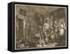 Young Heir Takes Possession of the Miser's Effects-William Hogarth-Framed Stretched Canvas